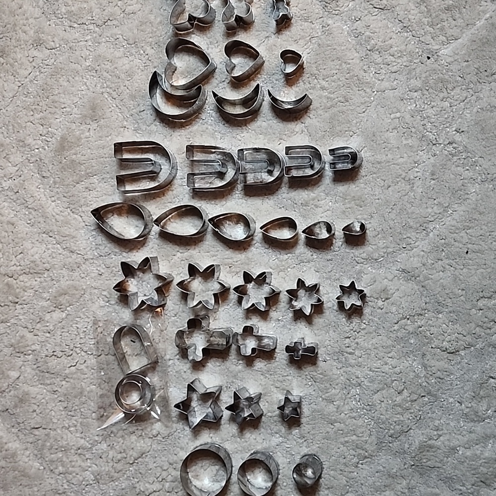 Metal clay  Cutter Set